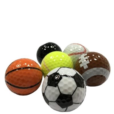 China Outdoor entertainment cutomzied plastic surlyn sport golf ball for sale