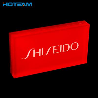 China Hoteam Clear Clear 14 Years Experienced Block Photo Sublimation Logo Brand Acrylic Block for sale