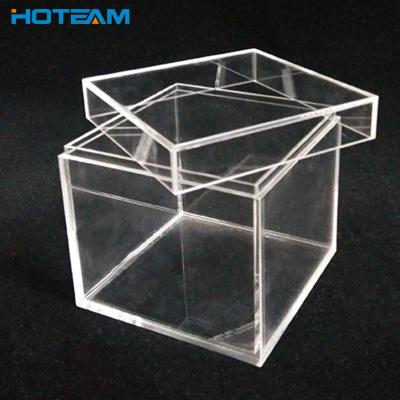 China Unique Unique High Quality Acrylic Wedding Favor Candy Box for sale