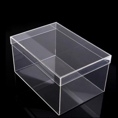 China Popular Factory Popular Sneaker Shoe Display Acrylic Storage Box for sale