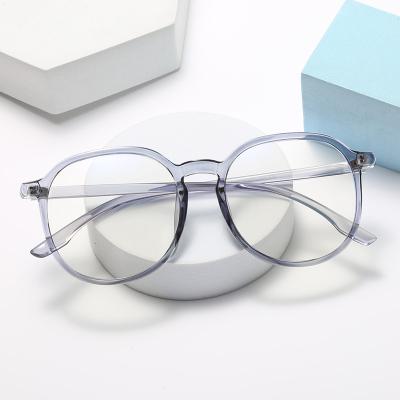 China Anti 2022 Anti Blue Lights Unisex Light Blue Blocking River TR Glasses Optical Gaming Computer Glasses Frame Custom Logo for sale