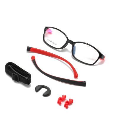 China New Design Kids Silicon OPTICAL Glasses China Factory Wholesale High Quality Silicone Rubber OPTICAL Transparent OPTICAL Glasses For Kids for sale