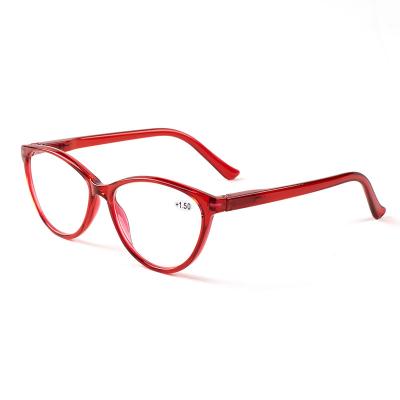 China ZONGSHI Universal High Quality Cat Glass Frame Reading Glasses Spring Hinge For Women for sale