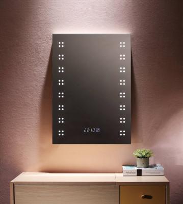 China Wall Mounted Led Backlit Vanity Mirror Lighted Illuminated Bathroom Vanity Mirror for Home and Hotel for sale