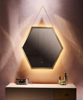 China High Quality Frameless Lighted Smart Vanity Mirror Lighted Bathroom Vanity Mirror With Magnifying Mirror for sale