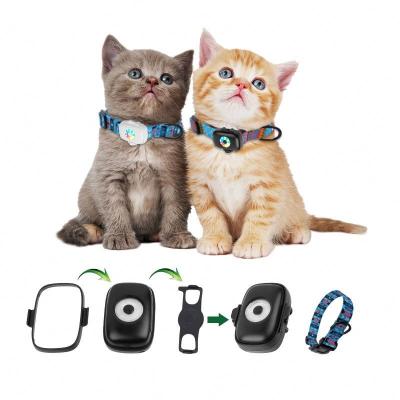 China Artifact Anti-lost Cat Positioning Tracker Lighting Waterproof Smart Mini GpsTracker Pet Collar GPS Lights Dog Locator For Dog Cat for sale