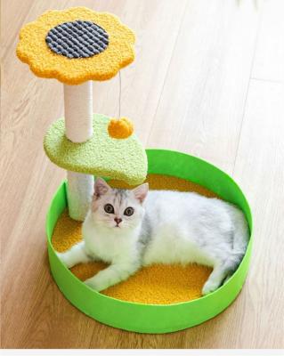 China Cat Tree Indoor Climbing Activity Sustainable Cat Tower with Scratching Posts Sneak to Jump for sale