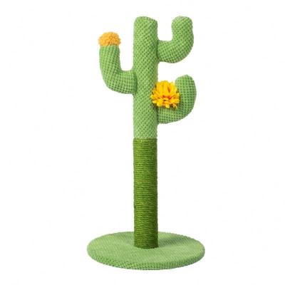 China Dropshipping Viable Pet Cat Tree Toy Protective Furniture Cat Tree Scratching Post Sisal Cat Climbing Frame Grinding Claw Cactus for sale