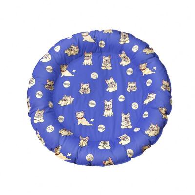 China Cat Ice Cool Silk Waterproof Pet Sleep Pad Pressure Activated Gel Cooling Puppy Pets Cooling Mat Summer Self Cooling Mat for sale