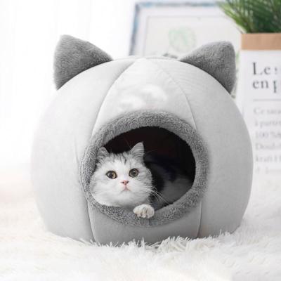 China Breathable Pet Cave Products for Pets Sleep Soft Cat House Tent Accessories Niche Chatting Accessories Soft Bed for sale