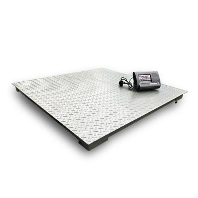 China Weight Function 2m*3m 3 Ton Weight Scale High Precision Floor Scale Animal Scale for sale