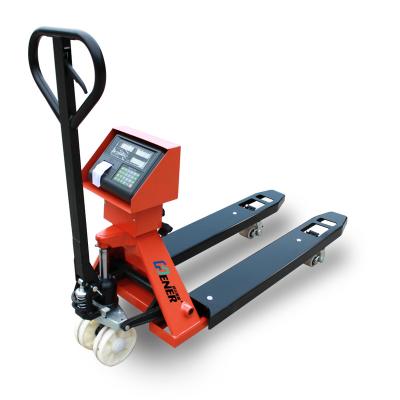 China High Lift Qualified Weigh Beam Carbon Steel Stainless Steel Electronic Pallet Scale With Optional Wheels for sale