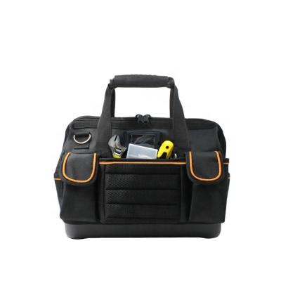 China Professional High Quality Heavy Duty Reinforced 1680D Polyester Tool Bag For Plumbers for sale