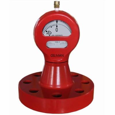 China Oilfield Drilling Mud Pump Pressure Gauge Flange Connection 6000psi for sale