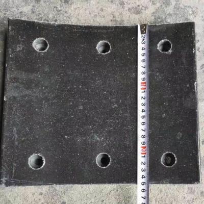 China Drilling Rig Accessories , XJ750 Workover Rig Brake Shoe Brake Pad for sale