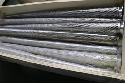 China Drill Pipe Strainer Drill Pipe Screens 304 Stainless Steel Drill Pouched Pipe Filter for sale