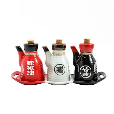 China Cover With Hole Good Quality New Arrivals Stitching Color Kitchen Portable Seasoning Bottle Wood Top for sale