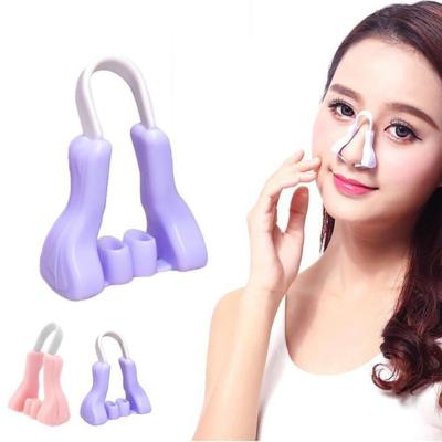 China Plastic + Silicone Safety and Comfort Nose Up Forming Shaper Lifting Bridge Straightening Beauty Nose Clip Face Fitness Trimmer for sale