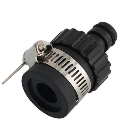 China Quick Plug In Durable Universal Tap Adapter Plastic Water Hose End Hose Connector for sale