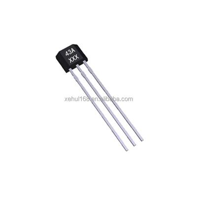 China / Single stage Hall element SS443A switch sensor 43A brand new original HONEYWELL inline TO-92S electronic component IC ss443a for sale