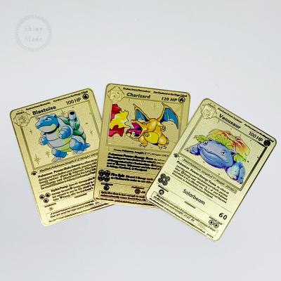 China Latest Member Card/Gift Certificate 2022 English Business Card/VIP/Metal Card/French/Japanese Version Pokemon Cards EX MEGA Pokemon Trading Card Game Card pokemon for sale