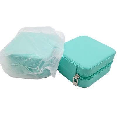 China Jewelry Travel Box Women Girls Rectangle PU Earrings Organizer Portable Storage Case Jewelry Gift Boxes Travel Jewelry Boxes for sale