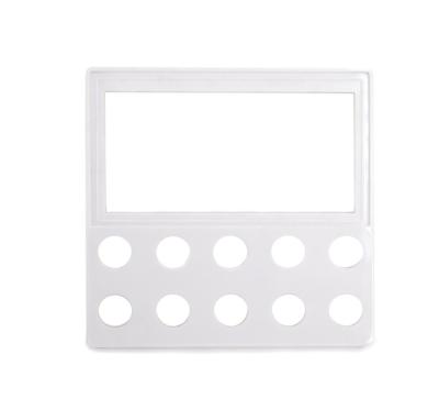 China Plastic Parts White ABS Plastic Color Part Switch Panel Accessories XH121035 for sale