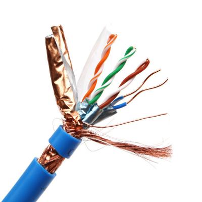 China Good quality network telecommunication network cable shielded CAT7 cable en venta