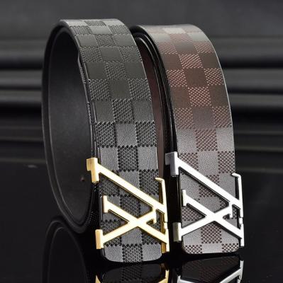 China Hot Sale Designer Belts Famous Brands Daily Life Fashion Designer Luxury Buckle Women Genuine Leather Men Belts for sale