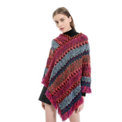 China 2021 silk autumn and European and American warm tassel shawl of new winter shawl for sale