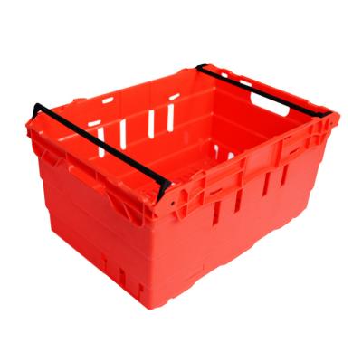 China Mesh 60L big plastic crates high quality plastic crates for vegetables for sale