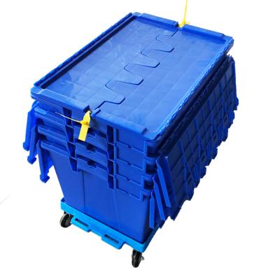 China Solid Plastic Box Boxes With Lid Stackable And Stackable Plastic Packaging for sale