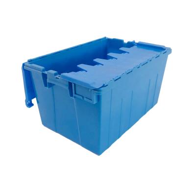 China Solid Mobile Box Factory 60L Large Boxes Plastic Boxes For Moving for sale