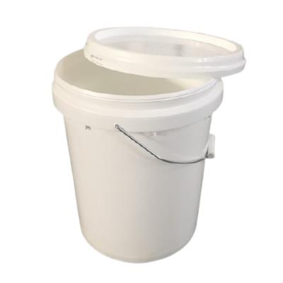 China Durable Plastic 20L Pail With Lid And Handle Heavy Duty Storage 5 Gallon Pail Plant for sale