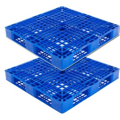 China Cheap Pallet 4 Way Industrial Reusable Plastic Single Entry Pallet 1000*1000mm for sale