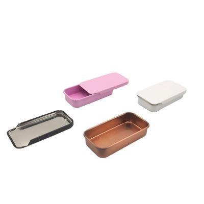 China 2021 Hot Sale Materials 2021 Custom Small Push Pull Tin Box Recycled Solid Perfume Tinplate With Factory Price for sale