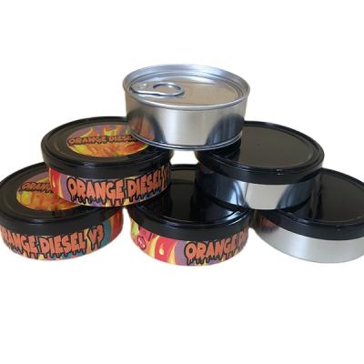 China High Quality Custom Food Tuna Tin Zkittlez Tin For Cannaburst Packaging for sale