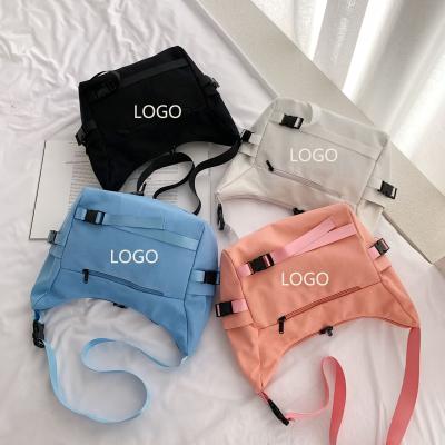 China 2021New custom One-shoulder logo traveling bag sports shoulder bag for ladies leisure nylon bag for sale