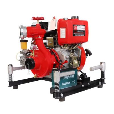 China Commercial Buildings Min 1000liter Diesel Engine Powered Fire Fighting Water Pump for sale