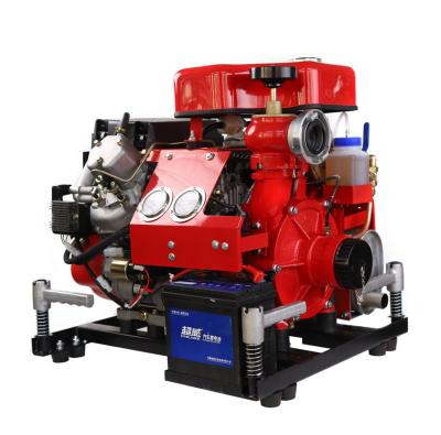 China Top Quality Fire Equipment 25hp Diesel Engine Portable Fire Fighting Centrifugal Pump BJ22B-W for sale