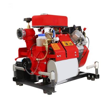 China Top quality warehouse fire emergency equipment portable diesel fire fighting pump with electric starter BJ22B-W for sale