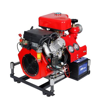 China Top Quality Marine Buildings Safety Equipment 25hp Diesel Engine Fire Fighting Commercial Portable Centrifugal Pump for sale