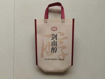 China Handled laminated altrasonic nowoven bag for sale