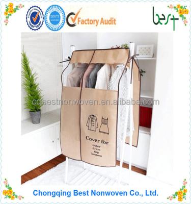 China Dust Cover Recyclable Bag Hanging Garment Storage Bag for sale