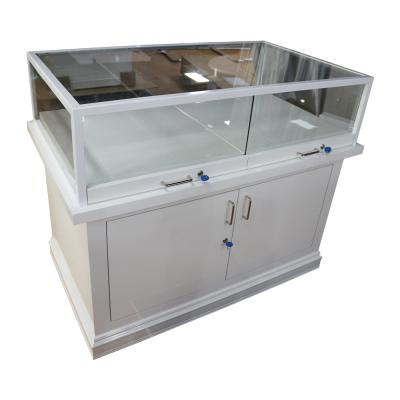 China Various Factory Customized Widely Used White Glass Eco-Friendly Vending Display Cabinet For Eyewear And Retail Store for sale