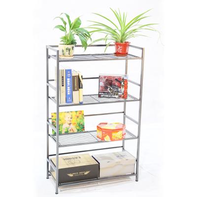 China Durable Single Folding Shoe Rack For Sale Metal Material Customized Waist Shoe Rack For Home for sale