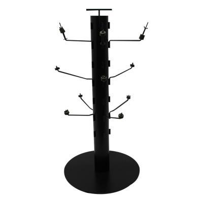 China Hot sales beautiful hanging black hat racks and metal hat rack display for retail store for sale