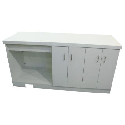 China Yiree factory modern hot sale powder coat white checkout desk cashier desk shop counter on sale for sale