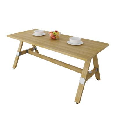 China 2021 industrial new outdoor picnic table for family party dining table white oak wood bar table for sale