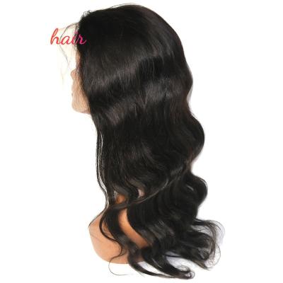 China Wholesale 13x4 HD Swiss Lace Body Wave Frontal Wigs 10A Grade Raw Virgin Hair Pre Plucked Brazilian Unprocessed for sale